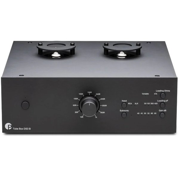 Pro-Ject Phono Box DS3 B True Balanced, Dual Mono & Fully Discrete Phono Preamplifier/Phono Stage - Black