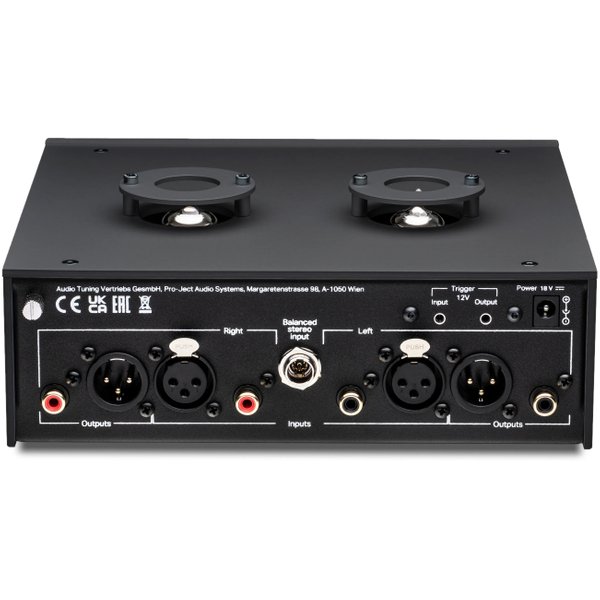 Pro-Ject Tube Box DS3 B True Balanced Dual Mono Tube Phono Preamplifier/Phono Stage - Black