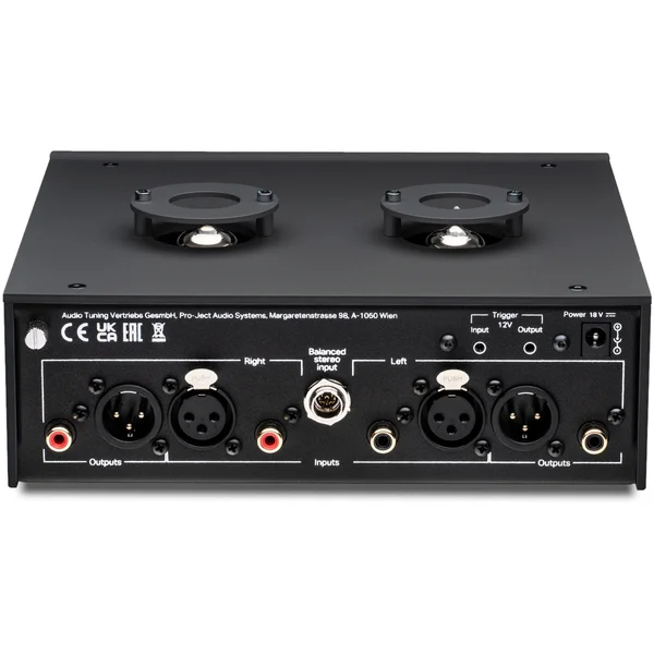 Pro-Ject Tube Box DS3 B True Balanced Dual Mono Tube Phono Preamplifier/Phono Stage - Black