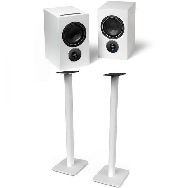 PSB Alpha iQ + Kanto SP32PL Bookshelf Speakers & Floor Stands Bundle
