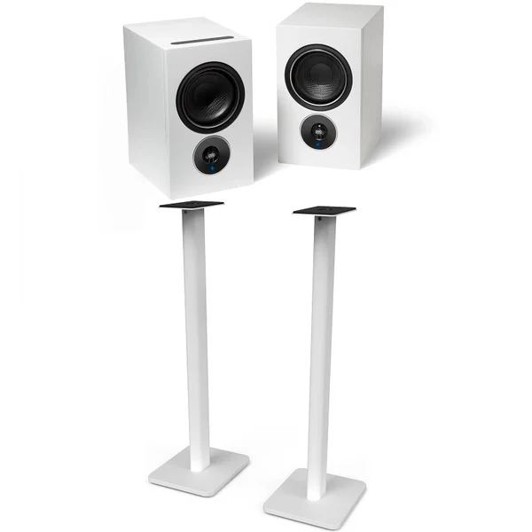 PSB Alpha iQ + Kanto SP32PL Bookshelf Speakers & Floor Stands Bundle