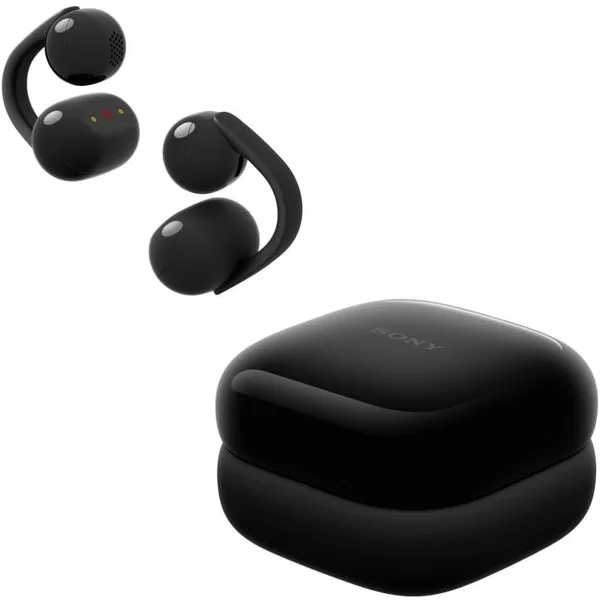 Sony LinkBuds Clip WF-LC900 True Wireless Bluetooth Air Conduction Open-Ear Earphone with Mic - Black
