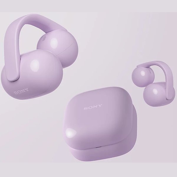 Sony LinkBuds Clip WF-LC900 True Wireless Bluetooth Air Conduction Open-Ear Earphone with Mic - Lavender