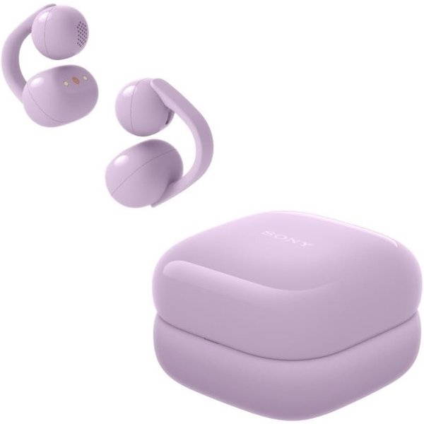 Sony LinkBuds Clip WF-LC900 True Wireless Bluetooth Air Conduction Open-Ear Earphone with Mic - Lavender