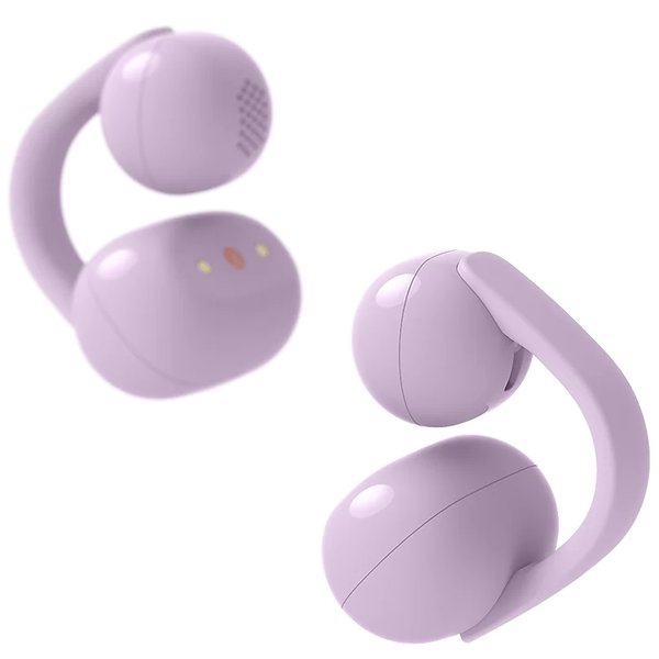 Sony LinkBuds Clip WF-LC900 True Wireless Bluetooth Air Conduction Open-Ear Earphone with Mic - Lavender