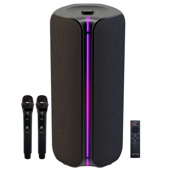 Vinnfier Tango Studio 5 Wireless Bluetooth Portable Speaker with FM Radio & Wireless Handheld Microphones