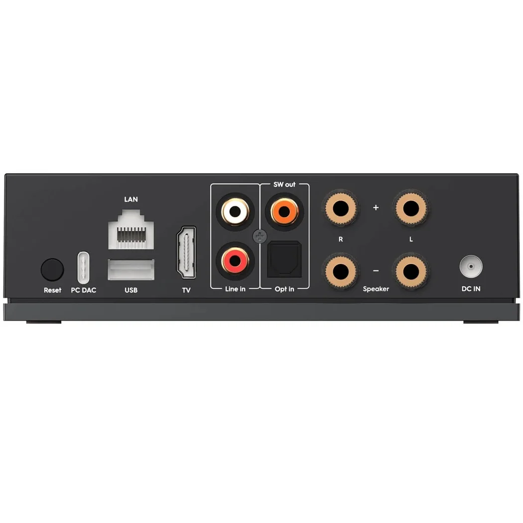 Arylic LA50 Multi-Room Wireless Bluetooth Transceiver, WiFi Network Streamer Integrated Amplifier & USB DAC (with HDMI)