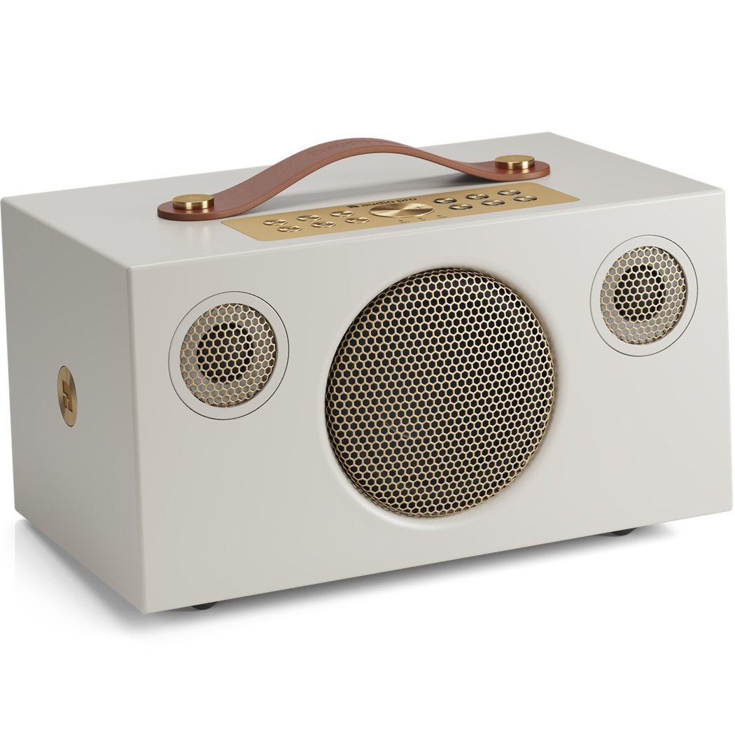 Audio Pro C5 MkII W Classic Multi-Room Wireless Bluetooth/WiFi Network Desktop Speaker - Dune