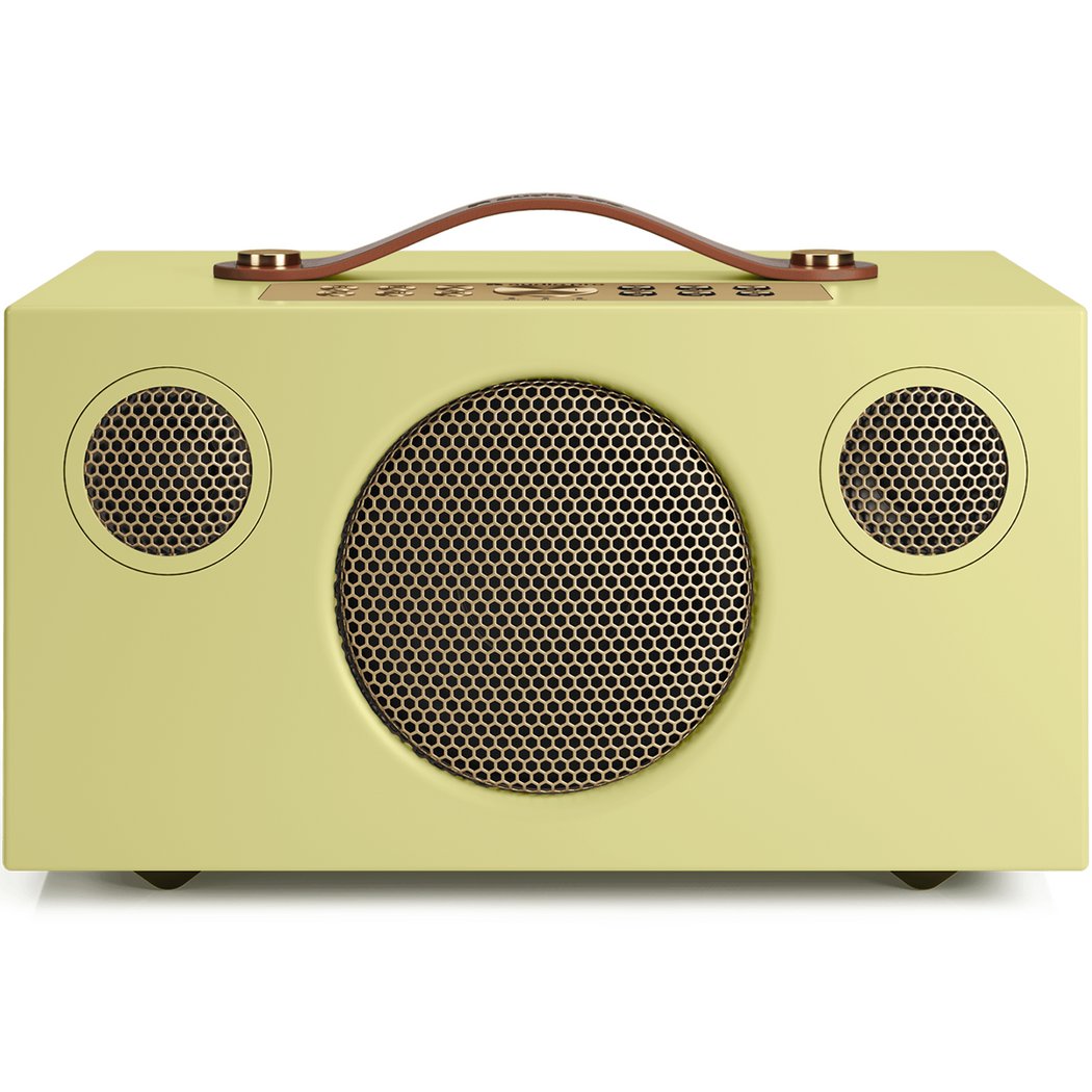 Audio Pro C5 MkII W Classic Multi-Room Wireless Bluetooth/WiFi Network Desktop Speaker Yellow