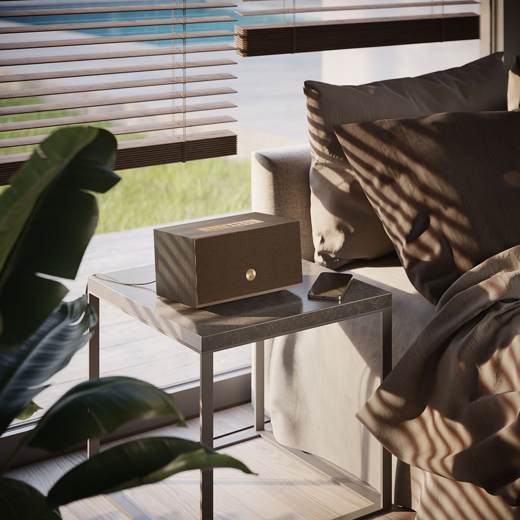 Audio Pro C5 MkII W multi-room wifi smart speaker Walnut