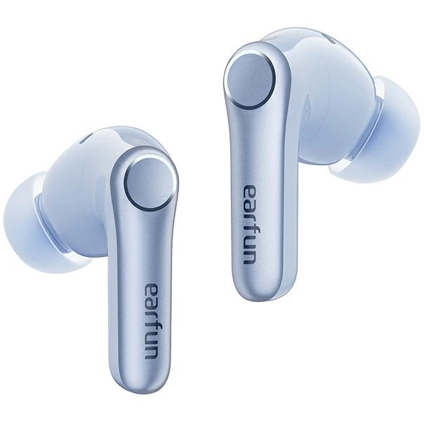 Earfun Air Pro 4+ 2-Driver (1DD+1BA) Hybrid True Wireless Bluetooth Noise-Cancelling In-Ear Earphone with Mic - Blue