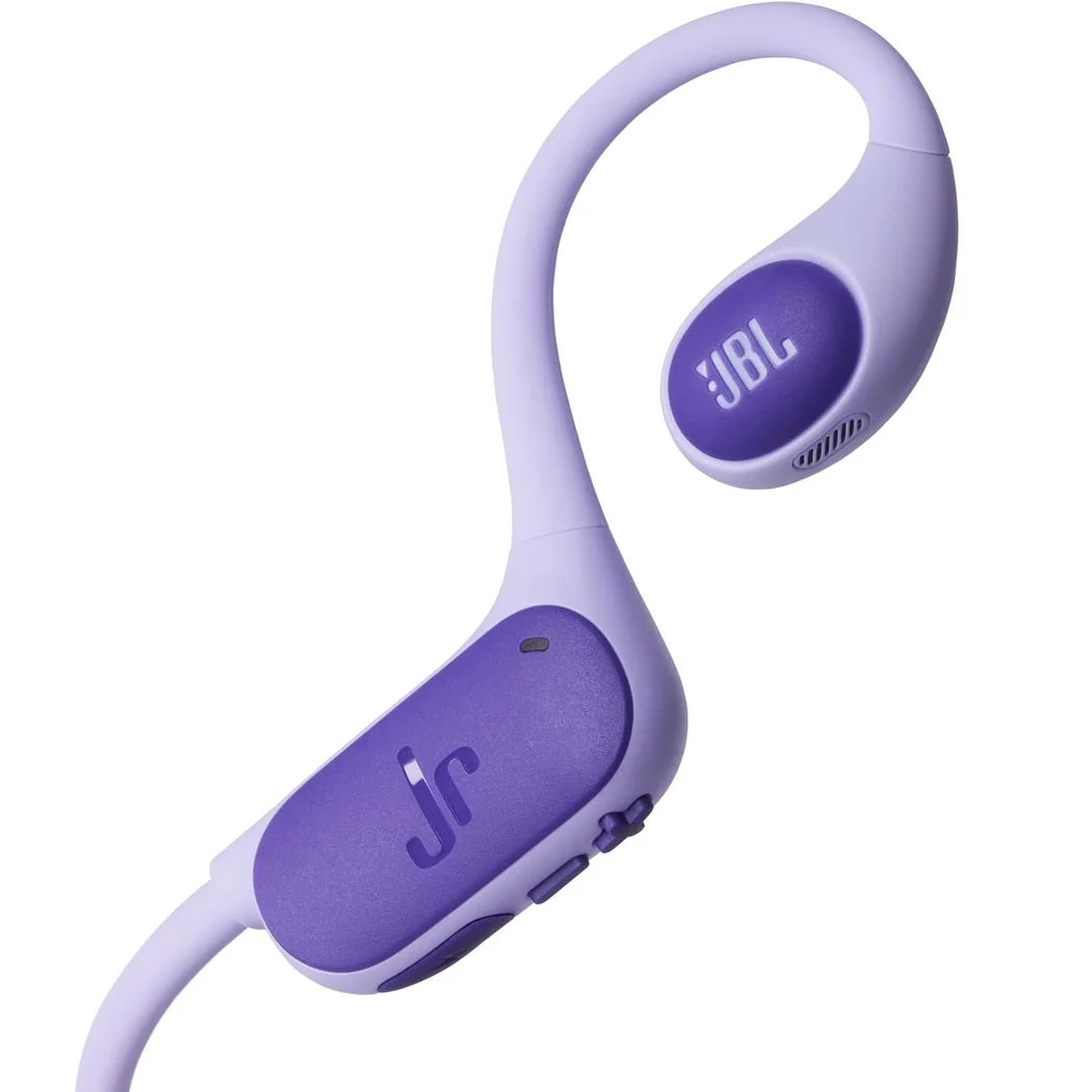 JBL Junior Free Neckband Wireless Bluetooth Air Conduction Open-Ear Earphone with Mic for Kids - Purple