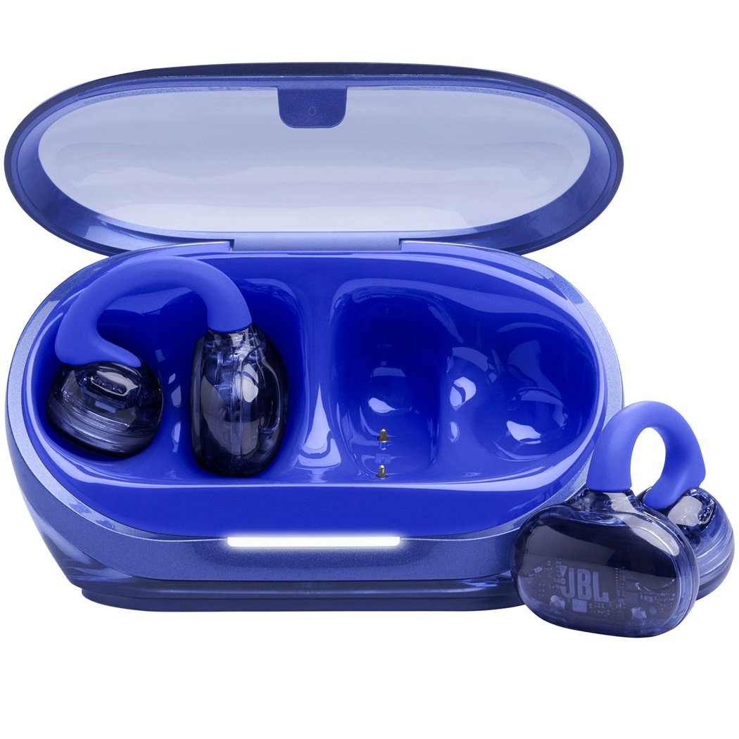 JBL Soundgear Clips True Wireless Bluetooth Air Conduction Open-Ear Earphone with Mic - Blue