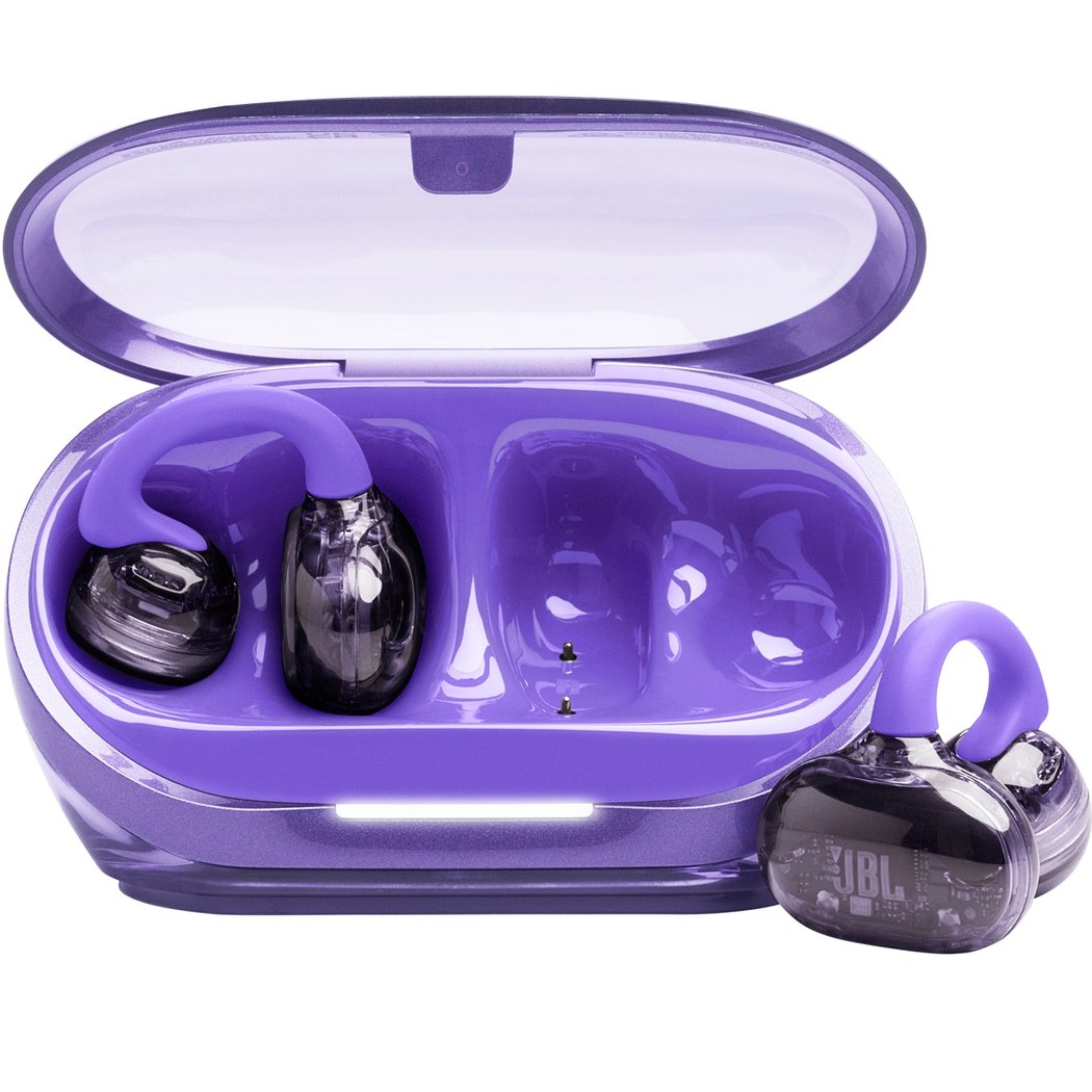 JBL Soundgear Clips True Wireless Bluetooth Air Conduction Open-Ear Earphone with Mic - Purple