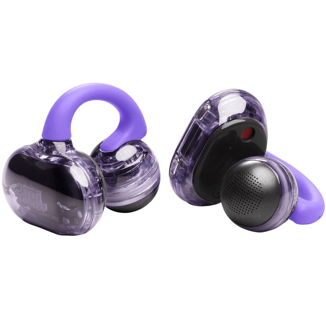 JBL Soundgear Clips True Wireless Bluetooth Air Conduction Open-Ear Earphone with Mic - Purple