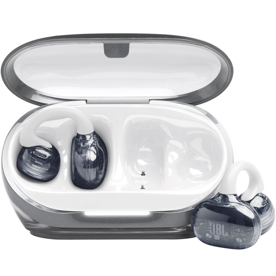 JBL Soundgear Clips True Wireless Bluetooth Air Conduction Open-Ear Earphone with Mic - White