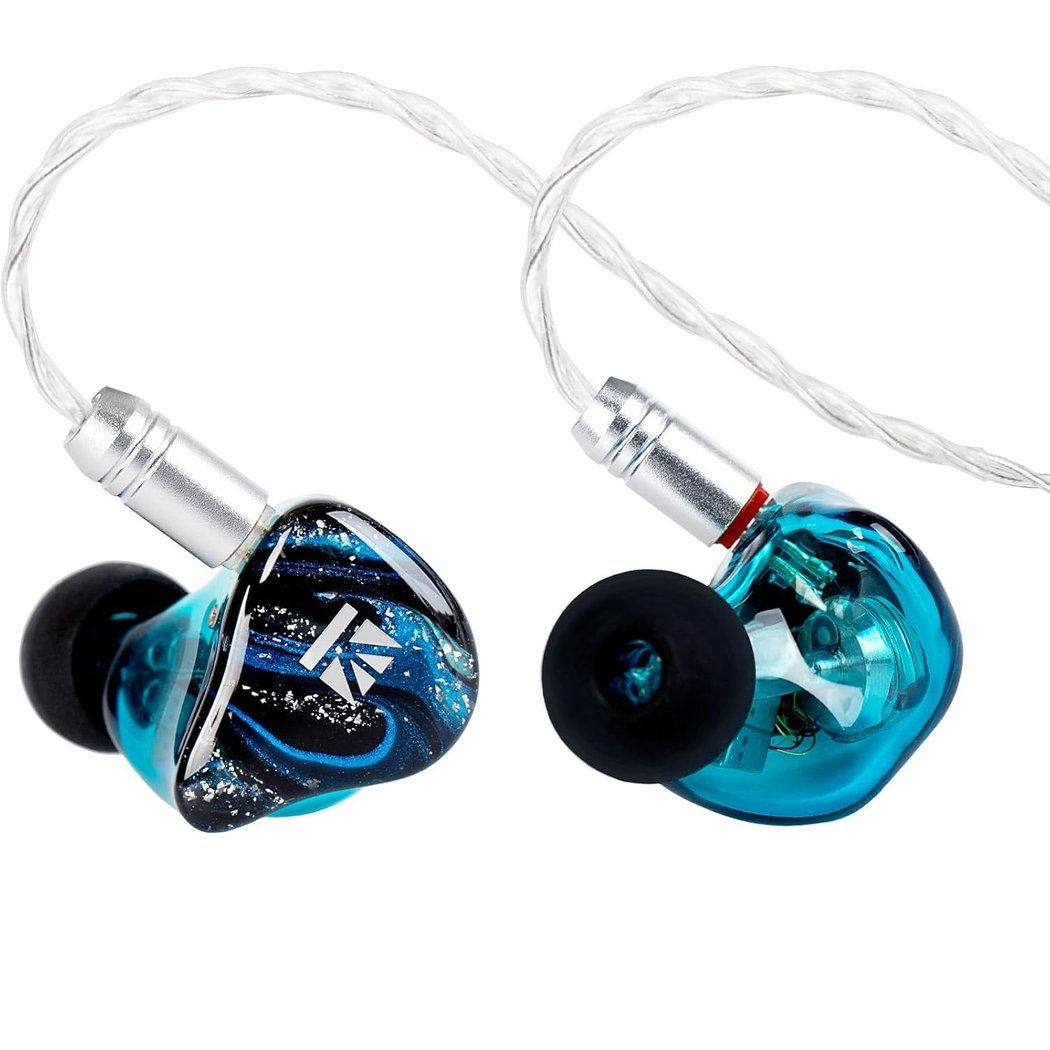 KBEAR Cepheus 8-Driver (6BA+2DD) Hybrid In-Ear Earphone - Blue