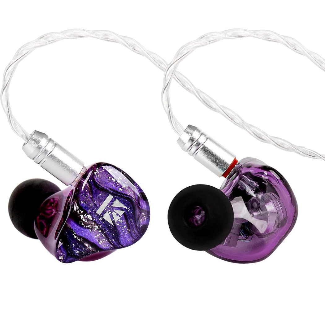 KBEAR Cepheus 8-Driver (6BA+2DD) Hybrid In-Ear Earphone - Purple