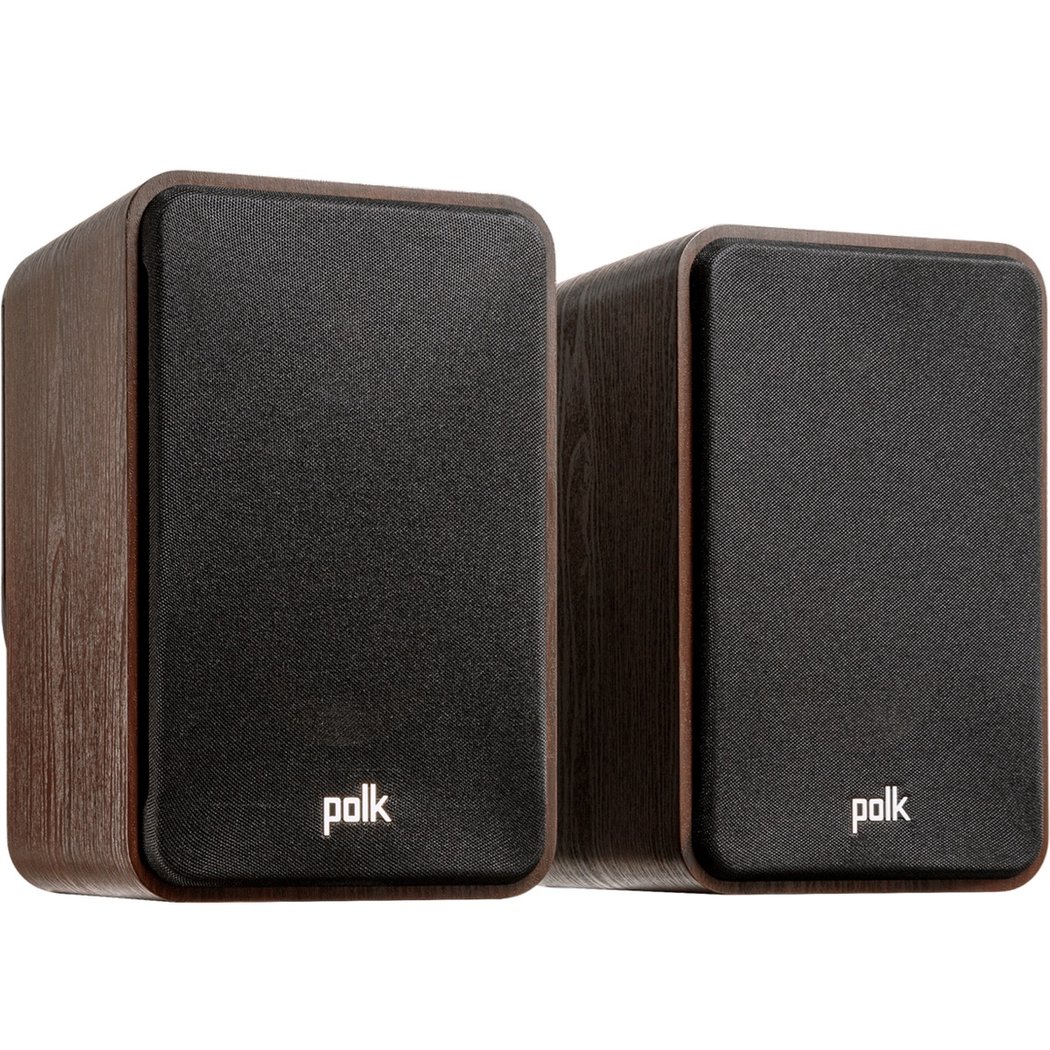 Polk Audio Signature Elite ES15 Passive Desktop Bookshelf Speakers - Walnut