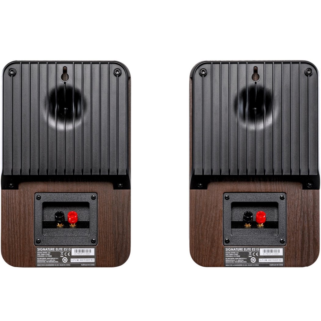 Polk Audio Signature Elite ES15 Passive Desktop Bookshelf Speakers - Walnut