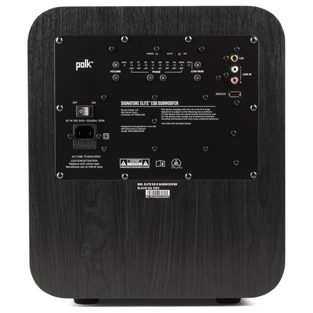 Polk Audio Signature Elite ES8 Subwoofer 8-inch