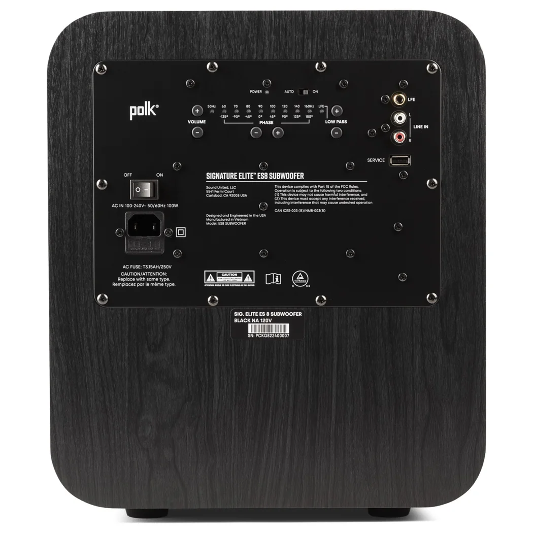 Polk Audio Signature Elite ES8 Subwoofer 8-inch