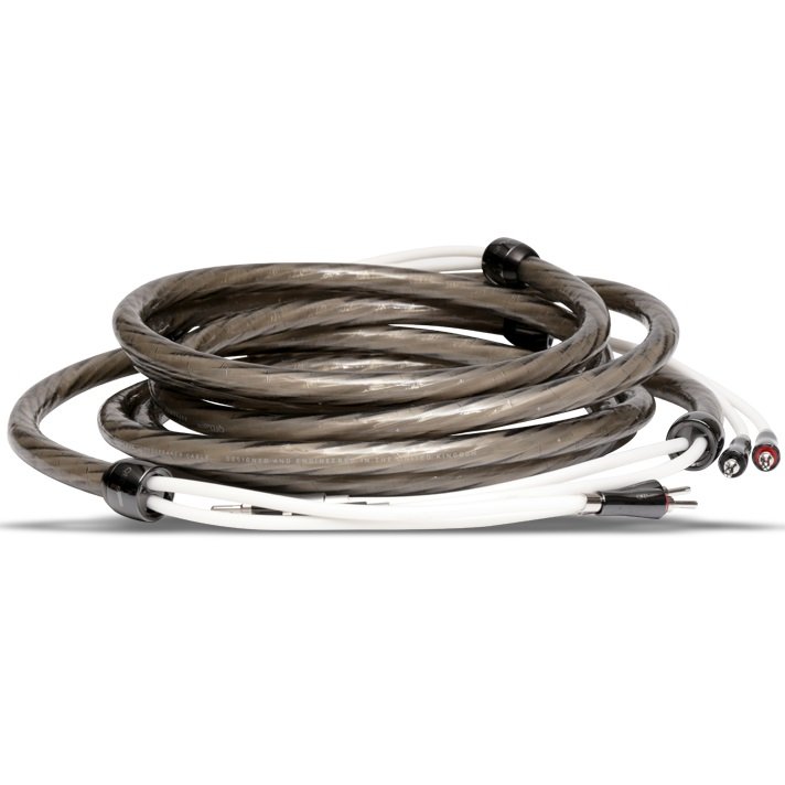 QED Signature Supremus Zr Speaker Cables with Rhodium-plated Locking Airloc Plugs (Pair)