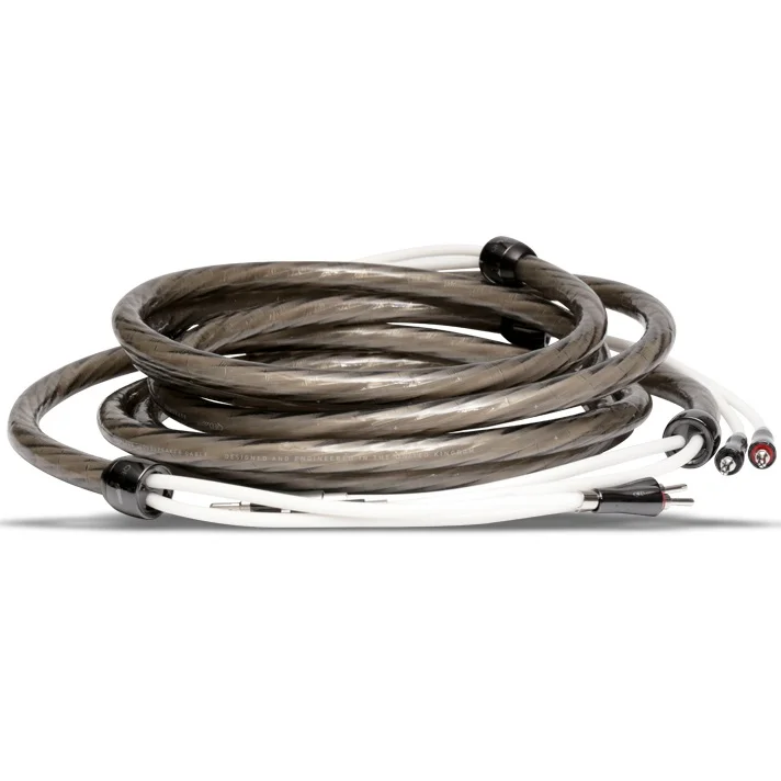 QED Signature Supremus Zr Speaker Cables with Rhodium-plated Locking Airloc Plugs (Pair)