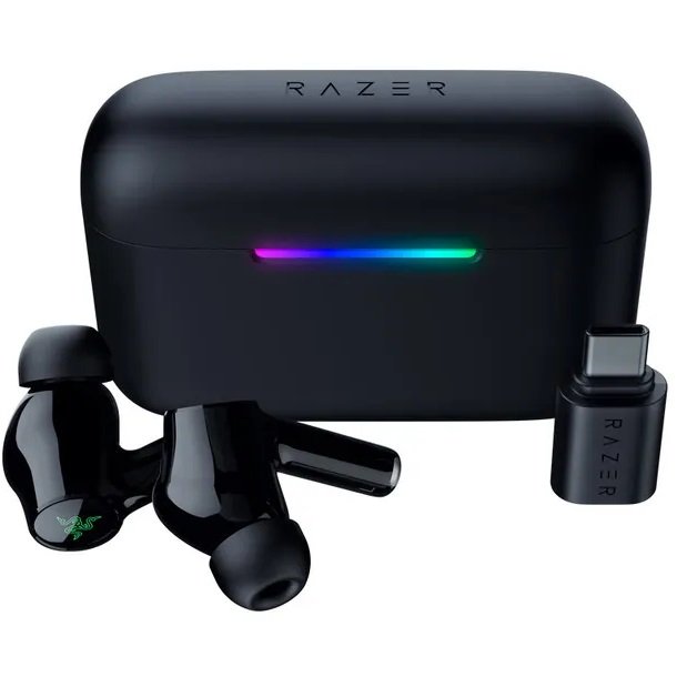 Razer Hammerhead V3 HyperSpeed True Wireless Bluetooth+2.4GHz Noise-Cancelling Multi-Platform In-Ear Earphone with Mic