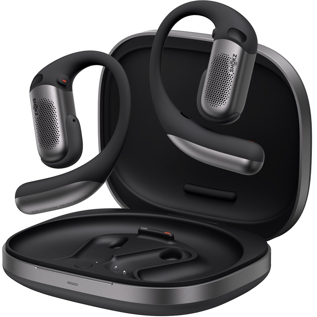 Shokz OpenFit Pro Dolby Atmos True Wireless Bluetooth Air Conduction Open-Ear Earphone with Mic - Black