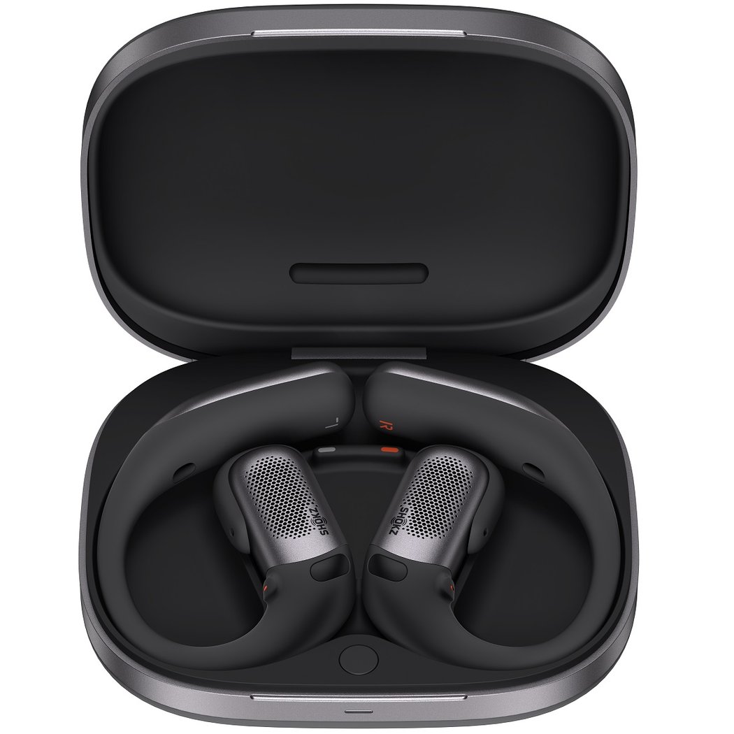 Shokz OpenFit Pro Dolby Atmos True Wireless Bluetooth Air Conduction Open-Ear Earphone with Mic - Black