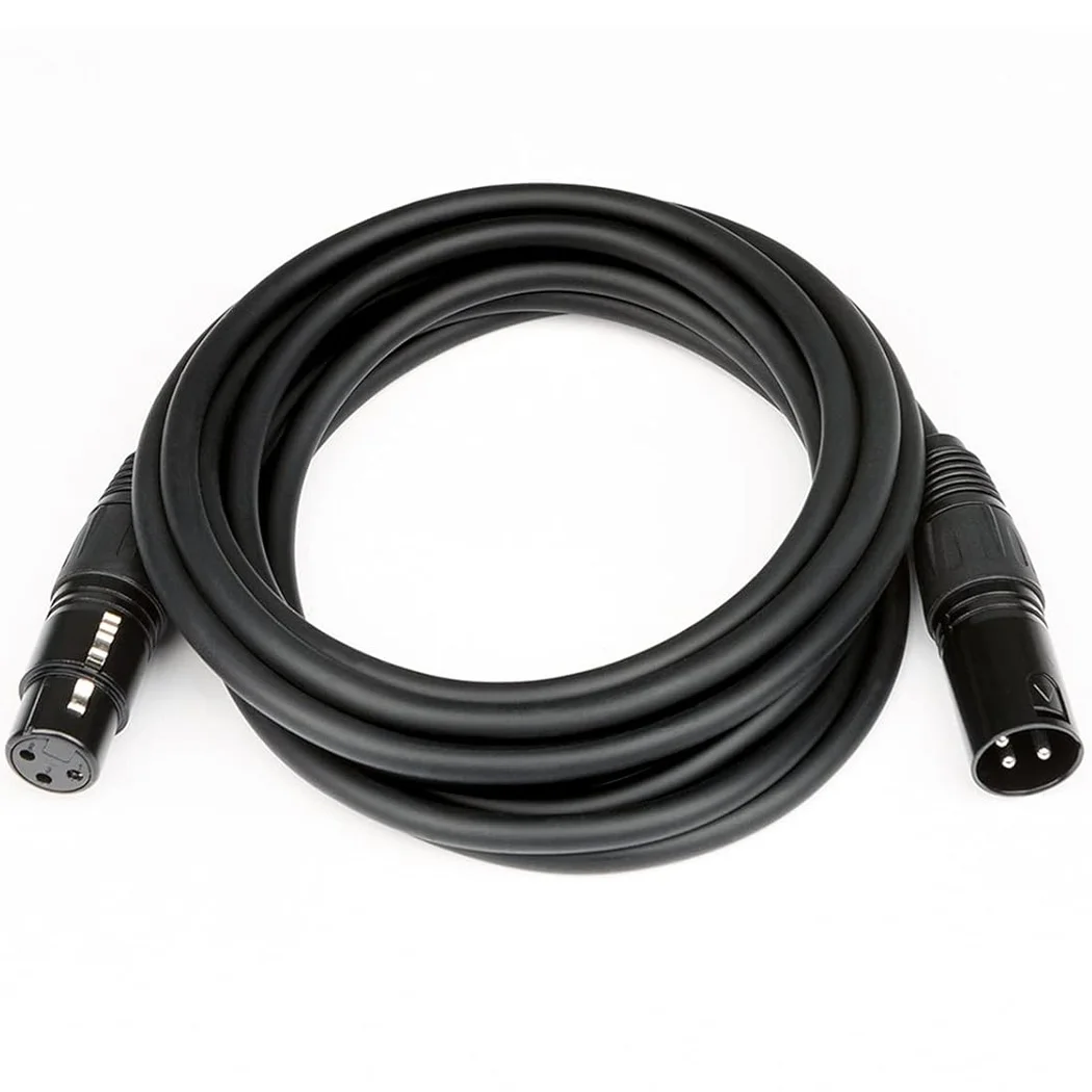 XLR 3-Pin Male to XLR 3-Pin Female Microphone Cable
