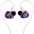 KBEAR Cepheus 8-Driver (6BA+2DD) Hybrid In-Ear Earphone - Purple