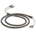 QED Signature Supremus Zr Speaker Cables with Rhodium-plated Locking Airloc Plugs (Pair)