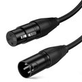 XLR 3-Pin Male to XLR 3-Pin Female Microphone Cable
