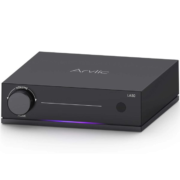 Arylic LA50 Multi-Room Wireless Bluetooth Transceiver, WiFi Network Streamer Integrated Amplifier & USB DAC (with HDMI)