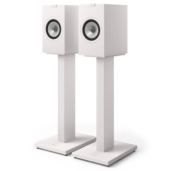 KEF CODA W + KEF SQ1 Bookshelf Speakers & Floor Stands Bundle