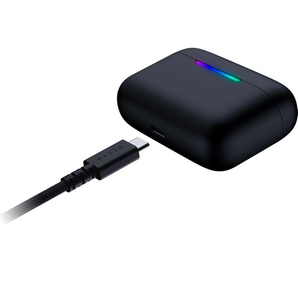 Razer Hammerhead V3 HyperSpeed True Wireless Bluetooth+2.4GHz Noise-Cancelling Multi-Platform In-Ear Earphone with Mic