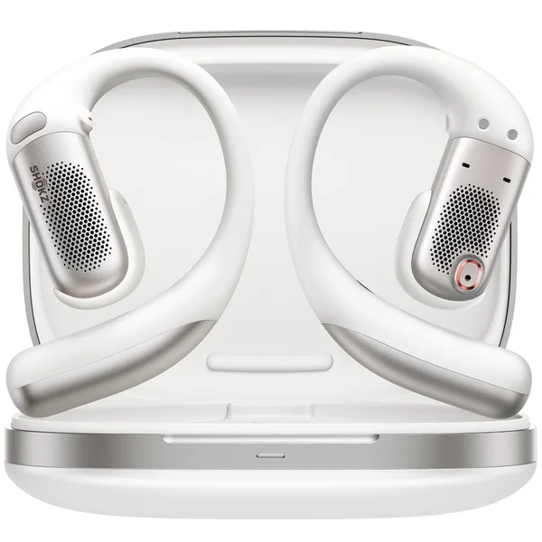 Shokz OpenFit Pro Dolby Atmos True Wireless Bluetooth Air Conduction Open-Ear Earphone with Mic - White