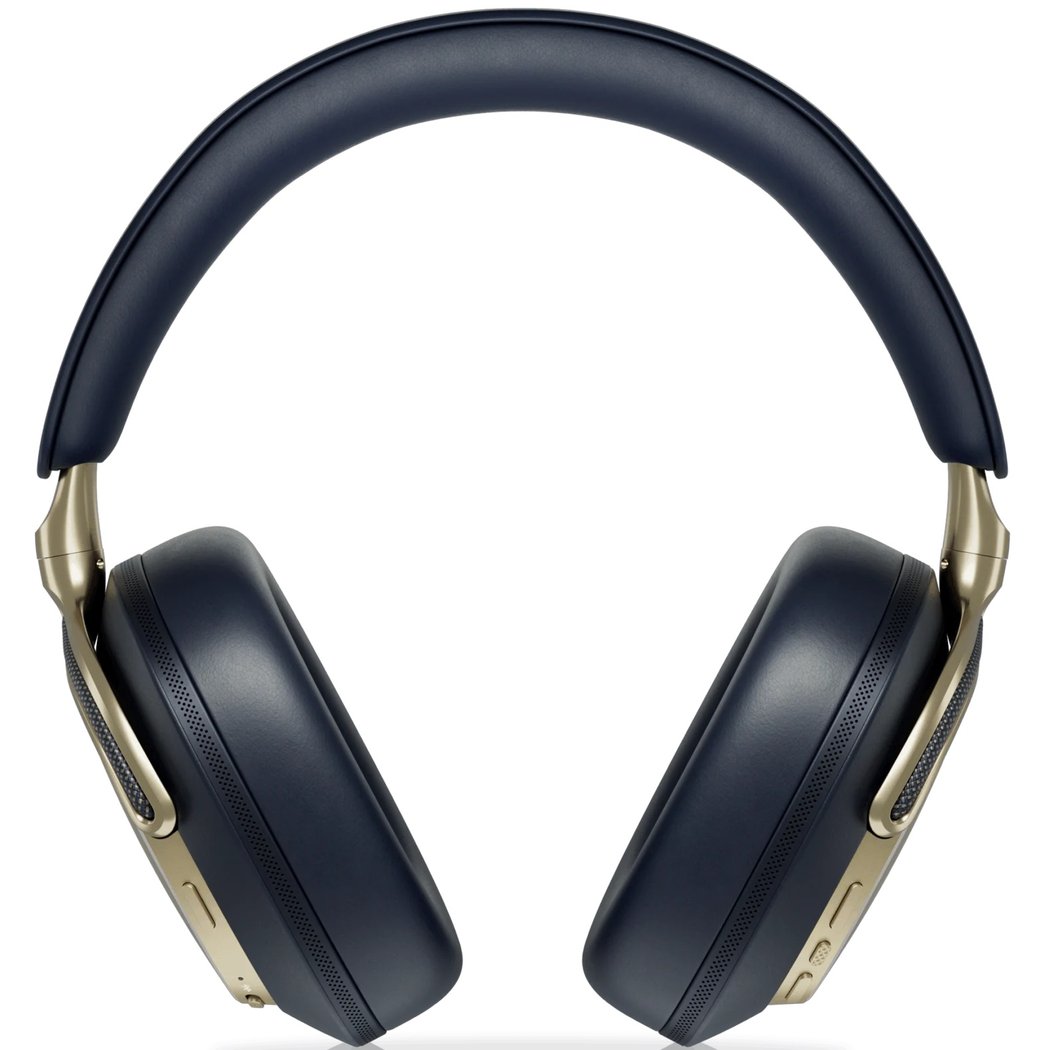 Bowers & Wilkins Px8 S2 Wired/Wireless Bluetooth Noise-Cancelling Over-Ear Headphone with Mic - Midnight Blue