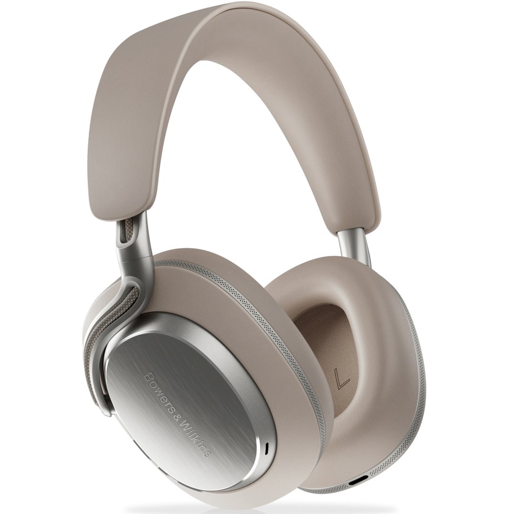 Bowers & Wilkins Px8 S2 Wired/Wireless Bluetooth Noise-Cancelling Over-Ear Headphone with Mic - Warm Stone