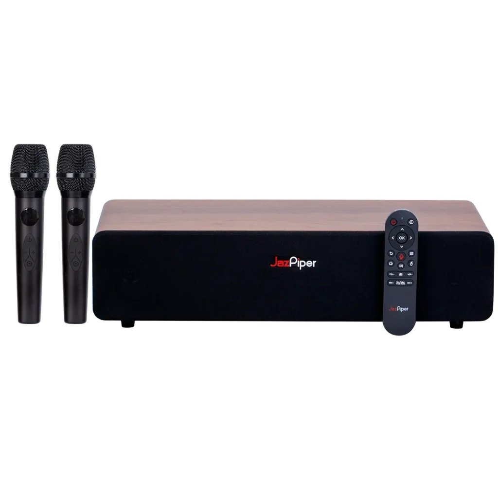 JazPiper GO Wireless Bluetooth Desktop Speaker & Network Streaming Karaoke System