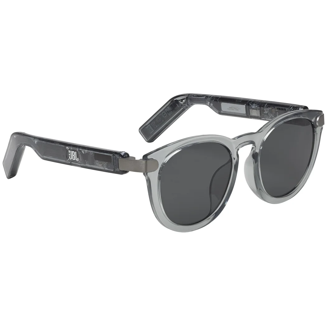 JBL Soundgear Frames Round Sunglasses with Built-In Open-Ear Audio & Mic