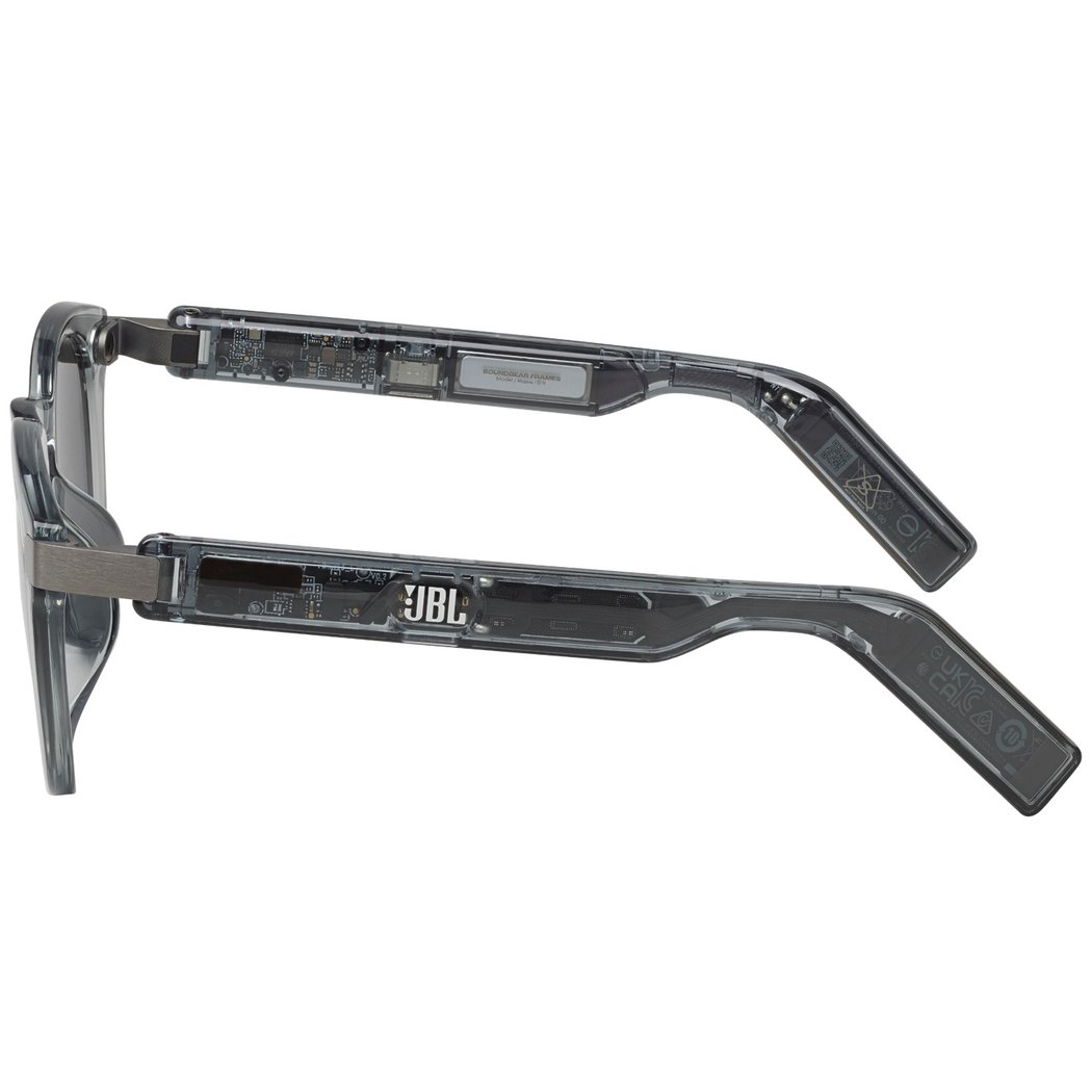 JBL Soundgear Frames Round Sunglasses with Built-In Open-Ear Audio & Mic