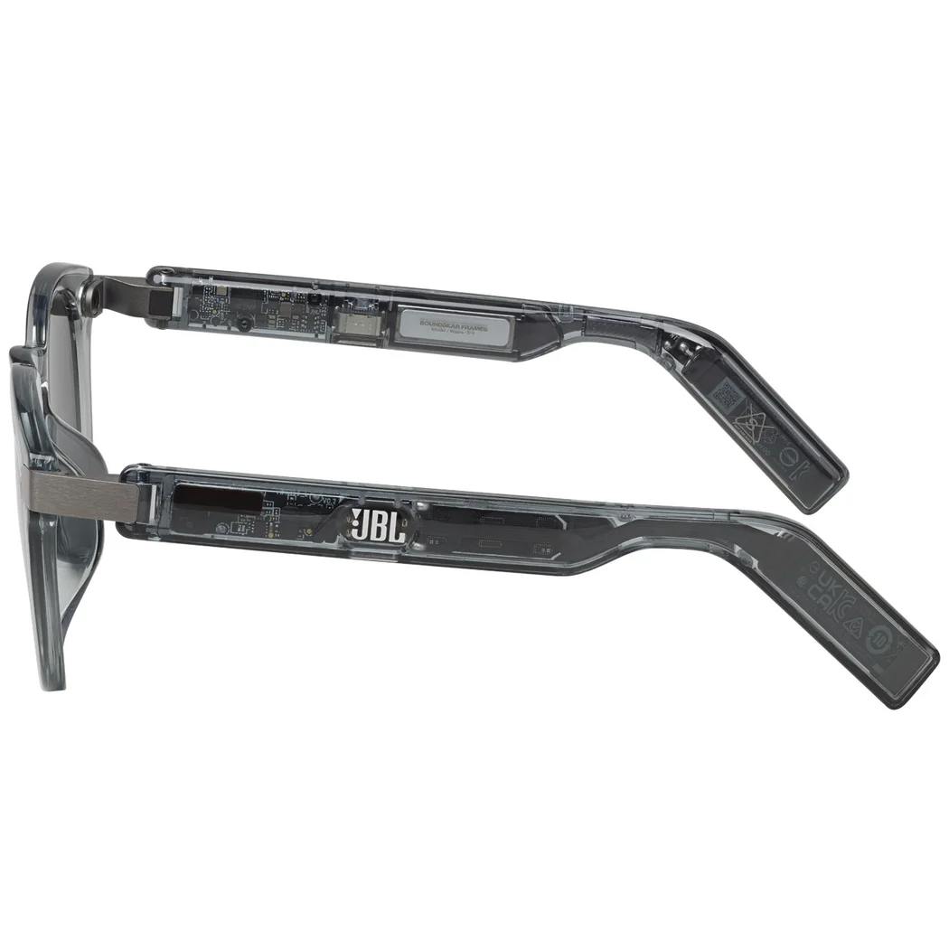 JBL Soundgear Frames Round Sunglasses with Built-In Open-Ear Audio & Mic