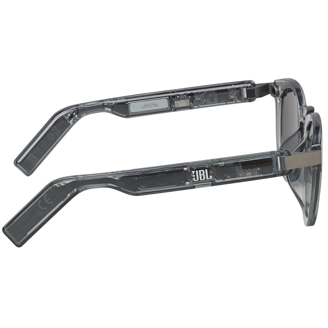 JBL Soundgear Frames Round Sunglasses with Built-In Open-Ear Audio & Mic
