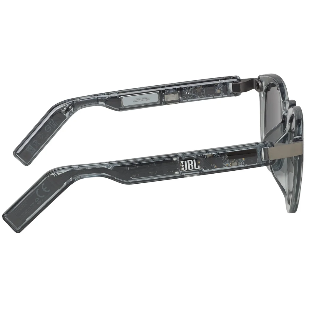 JBL Soundgear Frames Round Sunglasses with Built-In Open-Ear Audio & Mic