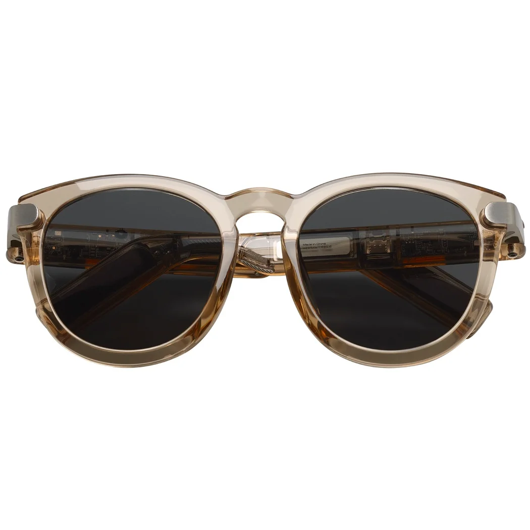 JBL Soundgear Frames Round Sunglasses with Built-In Open-Ear Audio & Mic 