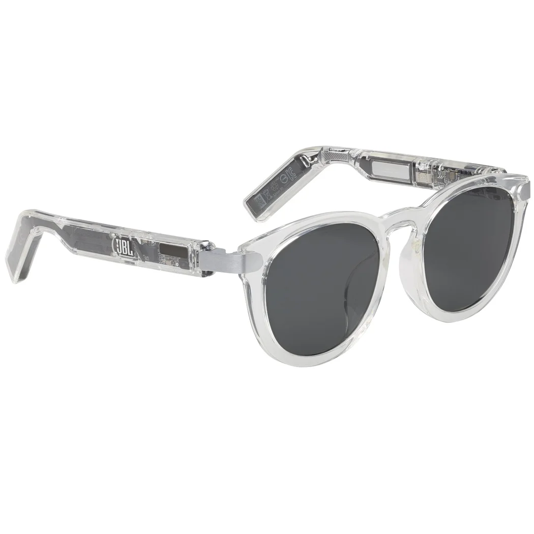 JBL Soundgear Frames Round Sunglasses with Built-In Open-Ear Audio & Mic