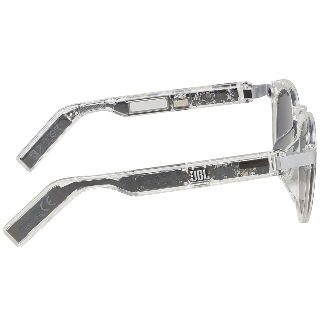 JBL Soundgear Frames Round Sunglasses with Built-In Open-Ear Audio & Mic